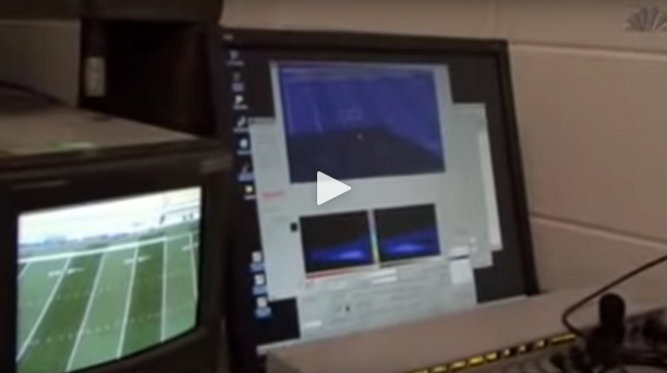How the yellow first down line is made